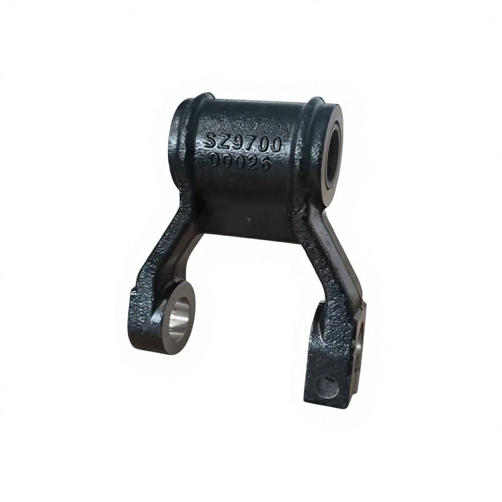 Shacman X3000 Pem Hauv Ntej Caij Nplooj Hlav Shackle Bracket Assembly SZ970000026